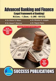 Legal Framework of BankingFirst Year M.ComSem-I-English