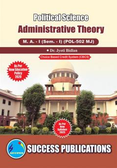 Administrative TheoryFirst Year M.ASem-I-English