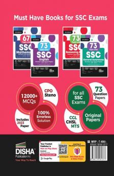 67 Topic-wise SSC Mathematics Previous Year Solved Papers (2010 - 2023) - CGL (Tier I & II) CHSL (Tier I & II) MTS CPO 6th Edition | 3000+ Quantitative Aptitude PYQs