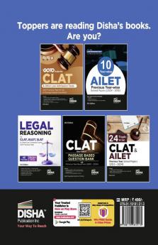 5 Year-wise CLAT New Pattern Previous Year Solved Papers (2024 - 2020) with 10 Mock Tests 3rd Edition | Passage based MCQs | Useful for AILET SLAT LLB 2025 Law Exams