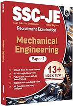 SSC JE Mechanical Engineering Solved Mock Tests Full Length & Subject-wise