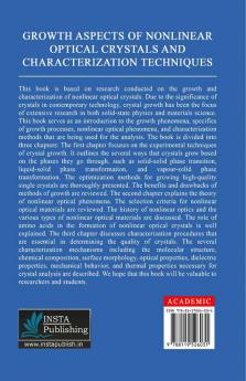 Growth Aspects Of Nonlinear Optical Crystals And Characterization Techniques