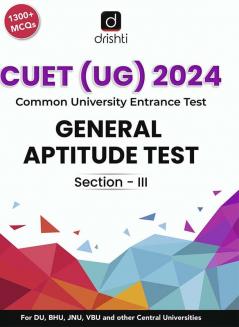 CUET UG General Aptitude Test 2024 Part 3