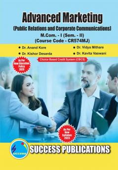 Public Relations and Corporate CommunicationsFirst Year M.ComSem-II-English