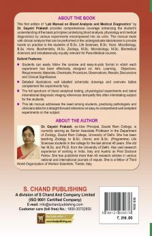 LAB MANUAL ON BLOOD ANALYSIS AND MEDICAL DIAGNOSTICS