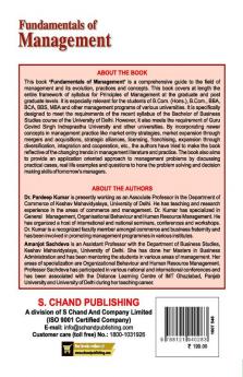 Fundamentals of Management