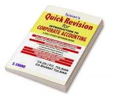 TULISIAN'S QUICK REVISION FOR INTRODUCTION TO CORPORATE ACCO