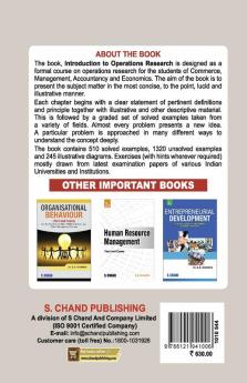 INTRODUCTION TO OPERATION RESEARCH