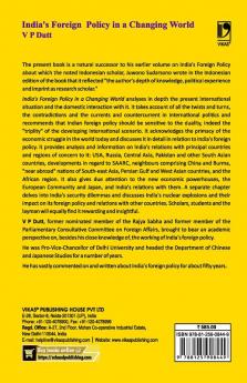 India's Foreign Policy In A Changing Wor
