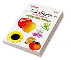 Tubbys Cut & Paste Chart Book Flower Fruits Vegitables