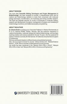 Scientific Writing and Project Management in Biotechnology