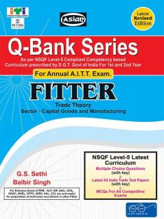 Up-Todate Q-Bank Fitter (Mcq Sol. Paper)(Nsqf - 5 Syll.) 1st & 2nd Yr.