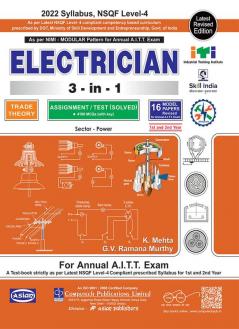 Electrician 3-In-1 Th./Asst./Model Sol. Papers (Nsqf Level -5)