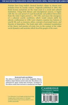 Courtly Culture And Political Life In Early Medieval India (South Asia Edition)