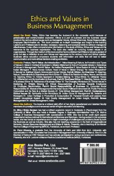 Ethics and Values in Business Management