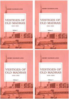 Vestiges Of Old Madras (1640-1800) Index 1913 [Leather Bound]