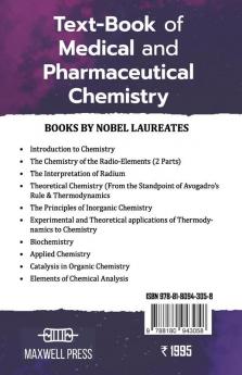 Text-Book of Medical and Pharmaceutical Chemistry