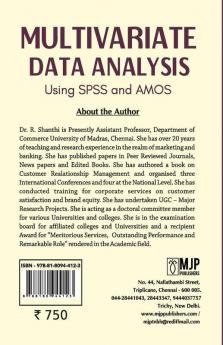 MULTIVARIATE DATA ANALYSIS Using Spss