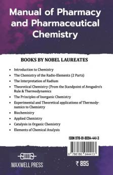 Manual of Pharmacy and Pharmaceutical Chemistry