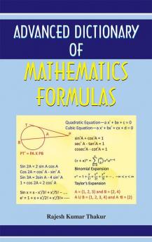 Advanced Dictionary of Mathematics Formulas