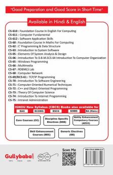 CS-63 Introduction to System Software