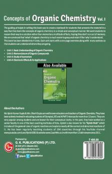 Concepts of Organic Chemistry for Competitive Examinations Vol. I 2020-21