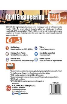GATE 2020 - Guide - Civil Engineering
