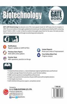 GATE 2020 - Guide - Biotechnology