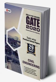 GATE 2020: Civil Engineering 29 Years' Topic-wise Previous Solved Papers