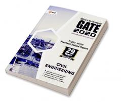 GATE 2020: Civil Engineering 29 Years' Topic-wise Previous Solved Papers