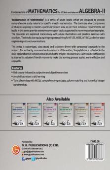 Fundamentals of Mathematics - Algebra-II