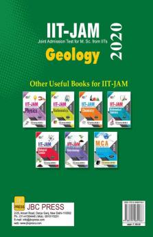 IIT-JAM Joint Admission Test for M.Sc. from IITs Geology 15 Year’s Solved Papers (2005-2019) and 5 Model Papers/Practice Sets (With Explanation) 2020