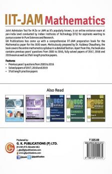 IIT JAM (Joint Admission Test for M.Sc.) 2020 - Mathematics