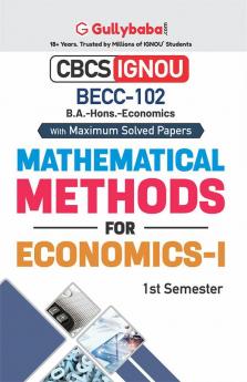 BECC-102 Mathematical Methods for Economics-I