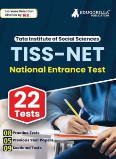 TISS-NET Exam Preparation Book 2023 - 8 Full Length Mock Tests 9 Sectional Tests and 5 Previous Year Papers (1600+ Solved Questions) with Free Access to Online Tests