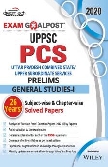 UPPSC PCS Exam Goalpost Prelims General Studies-I 26 Years Solved Papers 2020