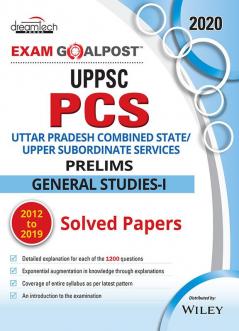 UPPSC PCS Exam Goalpost Prelims General Studies-I 2012 to 2019 Solved Papers