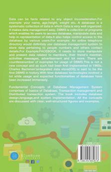 Fundamental Concepts of Database Management System