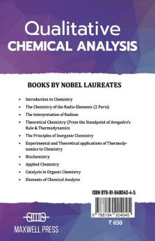 Qualitative Chemical Analysis