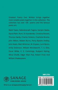 Greatest Poetry Ever Written Vol 1