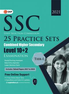 SSC 2020 - Combined Higher Secondary (1 0+2) Level Tier I - 25 Practice Sets