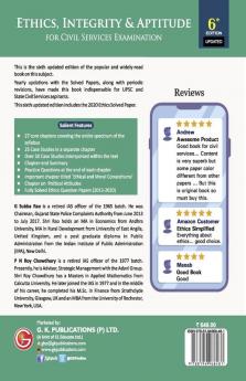 Ethics Integrity & Aptitude (For Civil Services Examination) 6ed