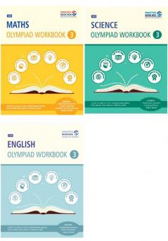 SBB Maths Science and English Olympiad Workbook Combo  - Class 3