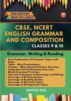 CBSE NCERT English Grammar and Composition - Class 9 & 10. (Class IX & X)