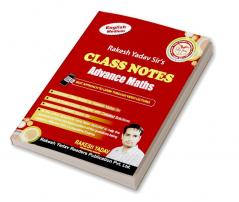 Class Notes Advance Maths English Medium