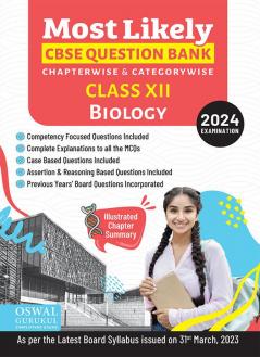 Oswal - Gurukul Biology Most Likely Question Bank : CBSE Class 12 for 2024 Exam