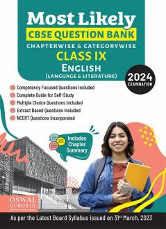 Oswal - Gurukul English (Language & Literature) Most Likely Question Bank: CBSE Class 9 for Exam 2024