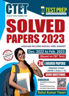 CTET - SOLVED PAPER 2023 - 24 SOLVED PAPER