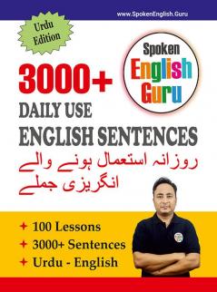 Daily Use English Sentences Book (Urdu Edition) by Spoken English Guru