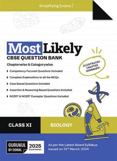 Gurukul by Oswal Biology Most Likely CBSE Question Bank : Class 11 Exam 2025